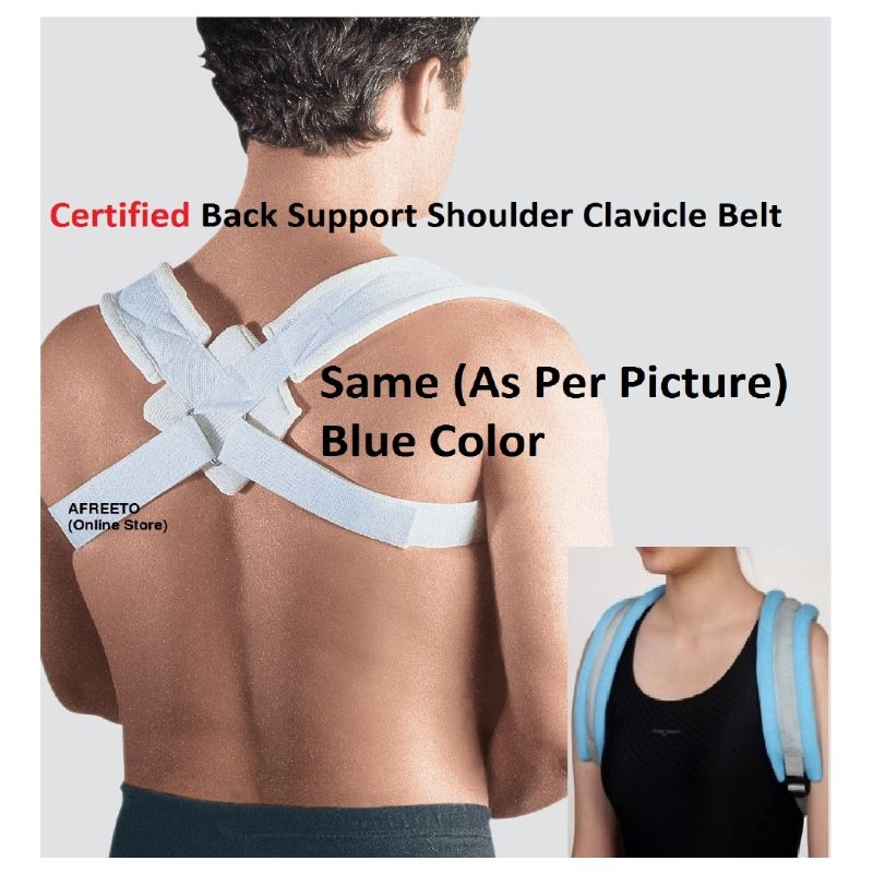 "Posture Corrector Belt Adjustable - Certified Back Pain Relief Shoulder Back Support Belt Adjustable Body Posture Correction for men - Back Brace - Certified Back Support Shoulder Clavicle Band "